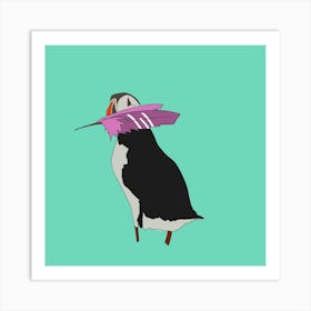 Javelin Puffin Art Print