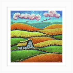 Irish Farmhouse Art Print