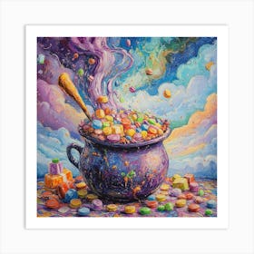 Cauldron Of Candy Art Print