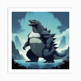 Godzilla Art Print