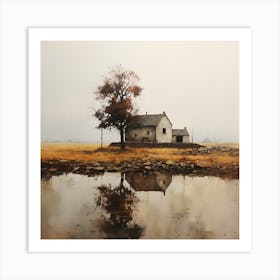 Stone Farm Neutral 16 Art Print