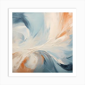 Muted Melodies: Whispering Brushstrokes Art Print