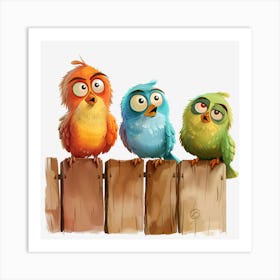 Angry Birds 9 Art Print