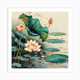 Water Lilies 2 Art Print