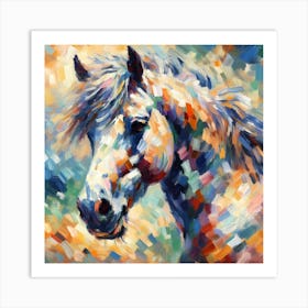 Horse Impressionism 2 Art Print