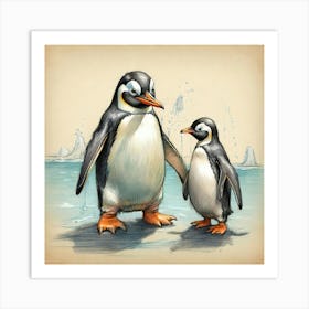 Penguins 15 Art Print