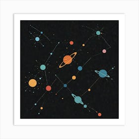 Solar System Art Print