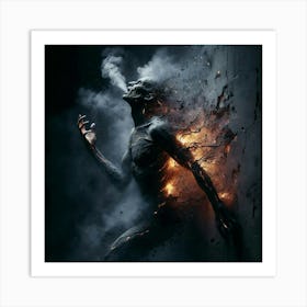 Adamantium 10 Art Print