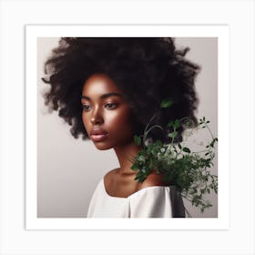 Fro, Pose & Plant Art Print