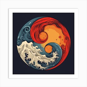 Yin Yang 17 Art Print