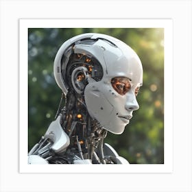 A Highly Advanced Android With Synthetic Skin And Emotions, Indistinguishable From Humans 13 Art Print