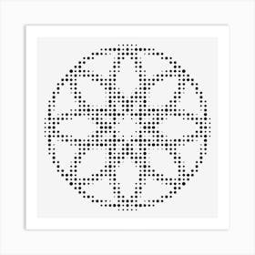 Dot Mandala 06 Art Print