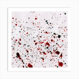 Stains On The Canvas Art Print