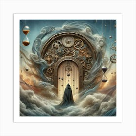 Clockwork paintings art print 1 Art Print