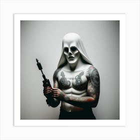 Skeleton Man Art Print