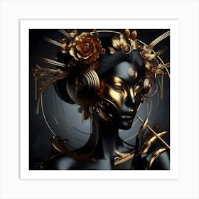 Asian Woman 18 Art Print