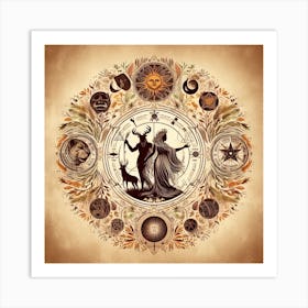 Tarot Card Wiccan Inspiration Art Print