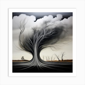 Abstract Tree Art Print