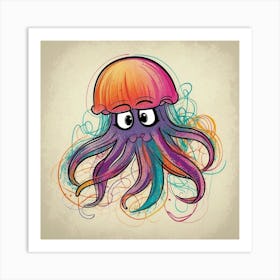 Octopus 101 Art Print