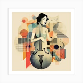 Abstract Music Painting Art Print