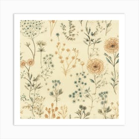 Wildflowers 1 Art Print