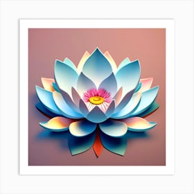 Lotus Flower 3 Art Print