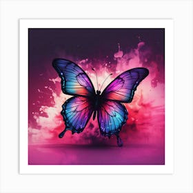 Butterfly Painting 243 Art Print