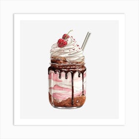 Ice Cream Sundae 16 Art Print