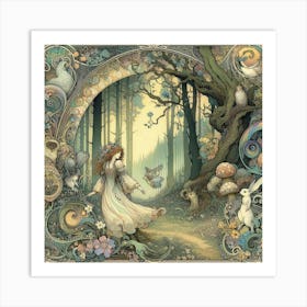 Fairytale Forest 1 Art Print