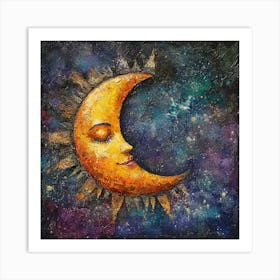 Moon Art Art Print