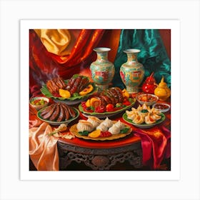 Chinese Food Art Print