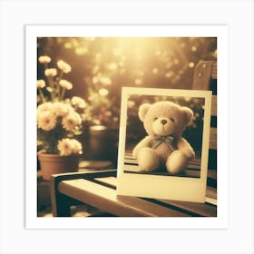 Teddy Bear Photo 2 Art Print