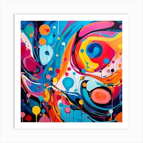 Juangisme Mindless Journey Abstract Art #11 Art Print