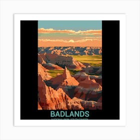 Badlands National Monument Poster