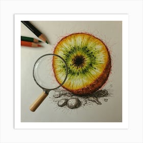 Kiwi Fruit 14 Art Print