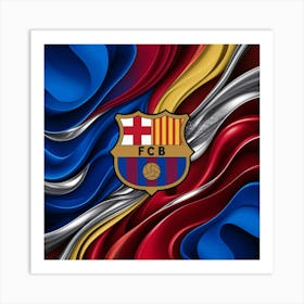 FC Barcelona Logo Wall Art 47 Art Print