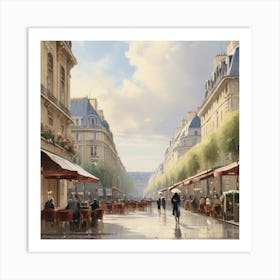 Paris Street 6 Art Print