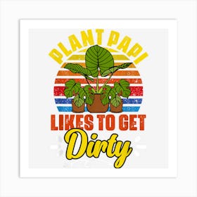 Plant Papi Vintage Gardening Plants For A Houseplant Breeder Art Print