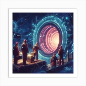 Sci-Fi Art Art Print