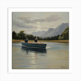 Day At The Lake Art Print