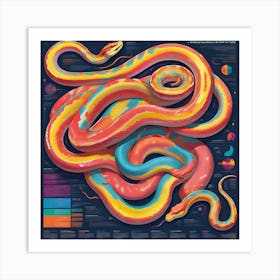 Snakes Of The World Art Print