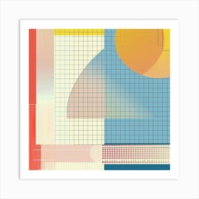 A Design Grid Vector Design Illustration 1718708427 4 Art Print