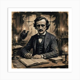 Edgar Allan Poe Art Print