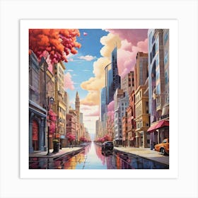 Cityscape 9 Art Print