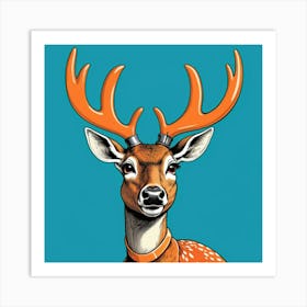 Deer! 3 Art Print