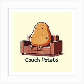 Couch Potato Art Print