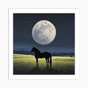 Full Moon Art Print