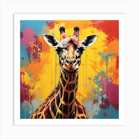 Giraffe 9 Art Print