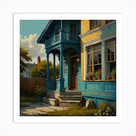 House In The Countryside Art Print