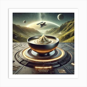 Mountain Rice Flavor Base Scifi Art Print